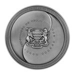 Koi and dragons 2 once silver & 11.5 once copper monnaie 10000 francs chad 2023