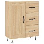 vidaXL Buffet chêne sonoma 69 5x34x90 cm bois d'ingénierie