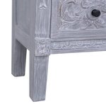 vidaXL Buffet avec 2 tiroirs 90x30x60 cm Bois d'acajou massif