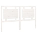 vidaXL Tête de lit Blanc 155 5x4x100 cm Bois massif de pin