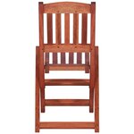 vidaXL Chaises à manger pour enfants lot de 2 Bois d'eucalyptus