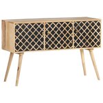 vidaXL Buffet 118x35x75 cm Bois de manguier massif