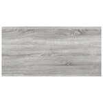 vidaXL Étagères murales 4 Pièces sonoma gris 60x20x1 5 cm bois ingénierie