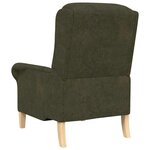 vidaXL fauteuil Vert armée 76 x 94 x 102 cm Faux cuir