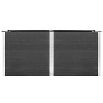 vidaXL Lit surélevé de jardin 200x50x91 cm WPC Gris