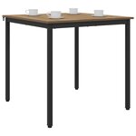 vidaXL Table de salle à manger / Table de repas MÉTAL