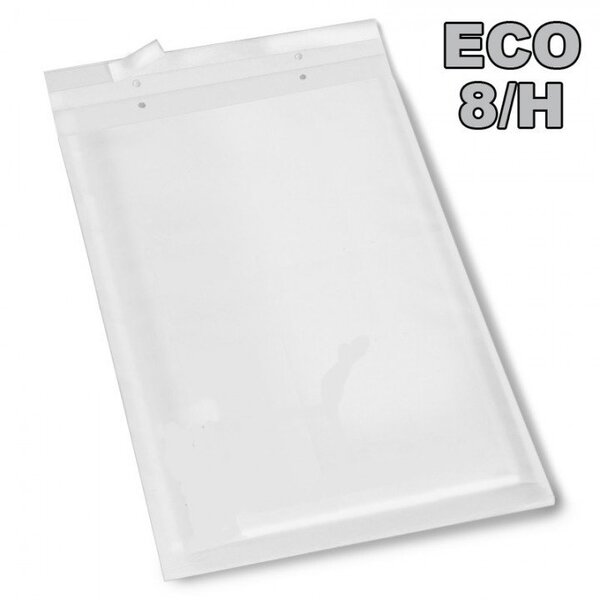 100 enveloppe bulle Eco H/8 blanc 290x370mm