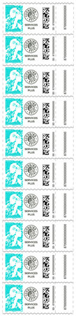 Roulette 300 timbres Marianne de l'avenir - Lettre Services Plus