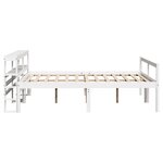 vidaXL Lit pour personne âgée avec tête de lit sans matelas 120x190 cm