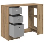 vidaXL Bureau Chêne artisanal Bois d'ingénierie 100 x 40 x 75 cm