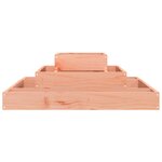 Vidaxl jardinière 80x80x27 cm bois de douglas massif