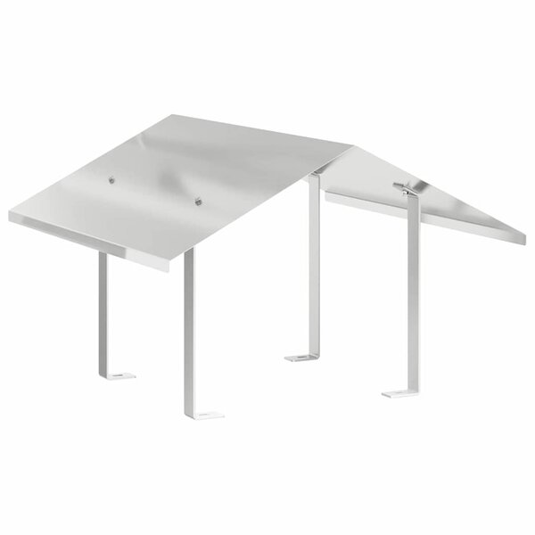 vidaXL Hotte de cheminée Argenté 60 x 60 x 38 cm Acier inoxydable