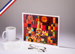 Affiche 24x30 en édition limitée créée et imprimée en France - Château et soleil de Paul Klee