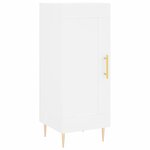 vidaXL Buffet haut Blanc 34 5x34x180 cm Bois d'ingénierie