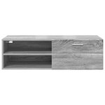 vidaXL Cabinet en Bois avec tiroir Gris Sonoma 100 5 x 39 x 30 cm
