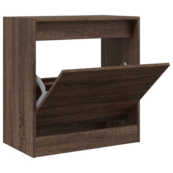 vidaXL Armoire à chaussures chêne marron 60x34x63 5 cm bois ingénierie
