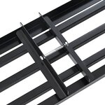 vidaXL Tête de remplacement pour niveleur de jardin 75 x 25 x 6 cm