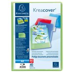 Protège-documents En Polypropylène Semi Rigide Kreacover® Chromaline 80 Vues - A4 - Couleurs Assorties - Exacompta