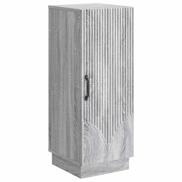 vidaXL Buffet Sonoma gris 33 x 34 5 x 87 cm Bois d'ingénierie
