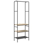 vidaXL Porte-vêtements Chêne Sonoma 60 x 30 x 171 cm Bois d'ingénierie