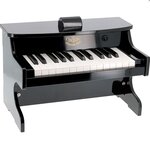 Petit piano electronique noir