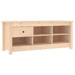 vidaXL Armoire à chaussures 110x38x45 5 cm Bois de pin massif
