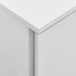 vidaXL Classeur mobile Gris clair 39x45x67 cm Acier