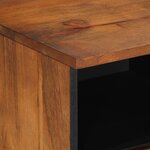 vidaXL Meuble TV 70x33x46 cm en bois de manguier massif