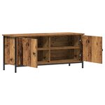 vidaXL Unité TV en bois ancien Bois ancien Panneau de particules