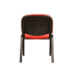 Q-connect chaise empilable - Max. supporte 100kg - 91x49x44cm - Rouge