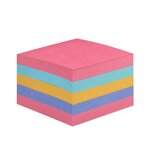 Bloc-note cube Super Sticky Notes 76 x 76 mm 440 Feuilles Rainbow POST-IT