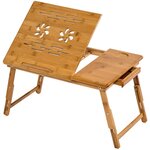 Tectake Table de lit 55 x 35 x 26 cm