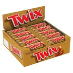 Boîte de 32 barres chocolatées twix- 50 g - lot de 32
