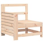 vidaXL Salon de jardin 10 Pièces bois de pin massif