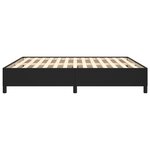 vidaXL Cadre de lit sans matelas noir 160x200 cm similicuir