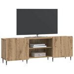 vidaXL Meuble TV 150 x 31 x 52 cm Chêne artisanal Bois d'ingénierie