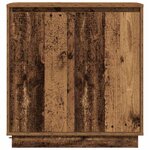 Buffet vidaXL avec LED en bois vieilli 71x34 5x75 cm en bois reconstitué