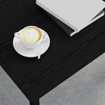 vidaXL Table basse Chêne noir 60 x 60 x 36 cm Bois d'ingénierie