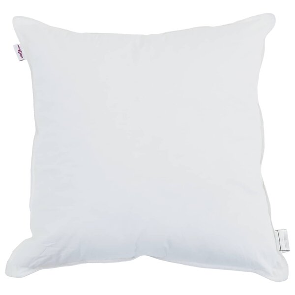 vidaXL Oreiller avec oreiller 2 Pièces Blanc 65 x 65 cm Coton