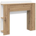 vidaXL Cabinet de Tête de Lit Chêne Artisanal 119 5 x 18 5 x 80 cm