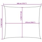 vidaXL Voile d'ombrage 160 g/m² Terre cuite 2 5x3 m PEHD