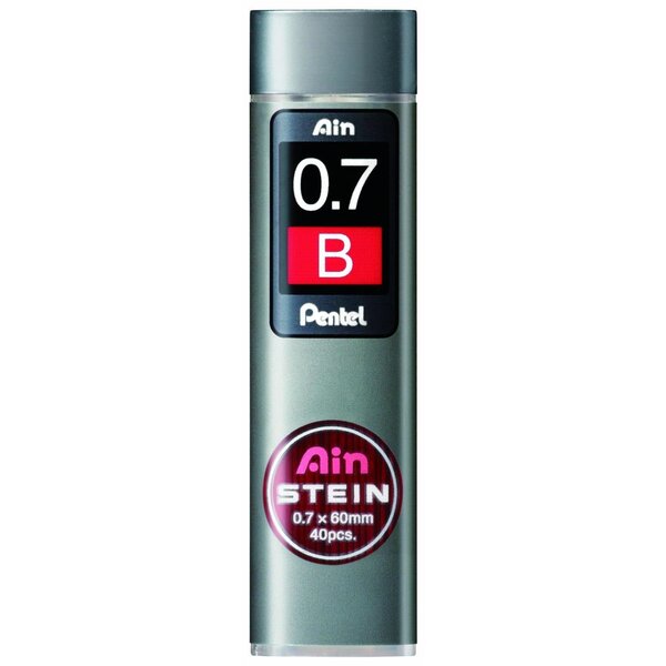 Etui de 40 mines 0 7 mm ain stein c277 dureté b x 12 pentel