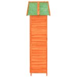 vidaXL Abri à outils de jardin marron 89x52 5x175 cm bois massif pin