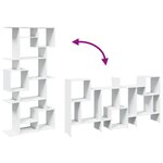 vidaXL Bibliothèque blanc 92x29x188 cm bois d'ingénierie