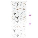 vidaXL Store enrouleur de douche 110x240 cm largeur du tissu 106 cm