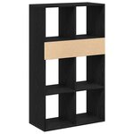 vidaXL Bibliothèque noir 66x31x112 cm bois d'ingénierie