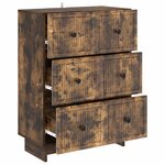 vidaXL Armoire à tiroirs 66 x 34 5 x 90 cm Bois d'ingénierie