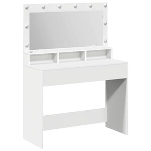vidaXL Table de Toilette Blanc 100 x 41 x 135 cm Bois d'ingénierie