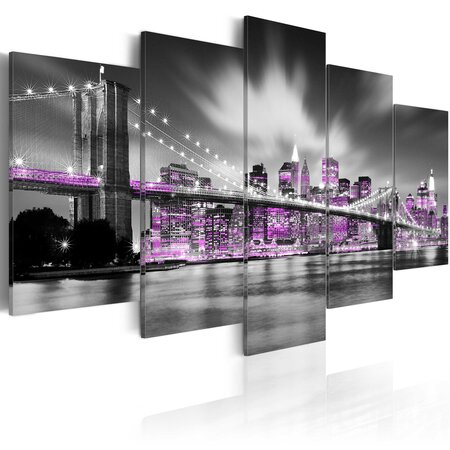 Tableau - amethystine new york l x h en cm 100x50