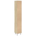 vidaXL Armoire salle de bain chêne sonoma 30x30x190 cm